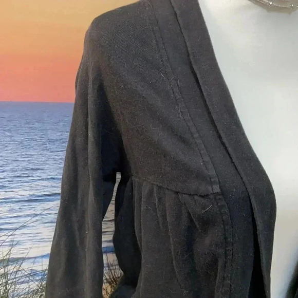 Sweet Romeo black open cardigan sz S - Picture 3 of 7